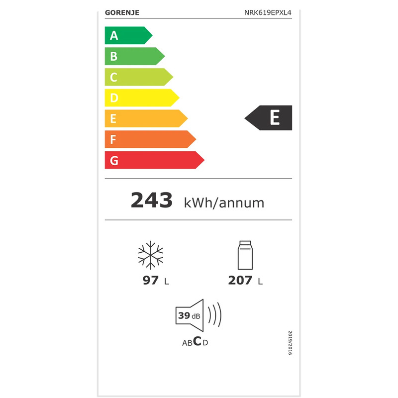 Холодильник Gorenje NRK619EPXL4 Europe - фото 2 Холодильник Gorenje NRK619EPXL4 Europe - фото 2