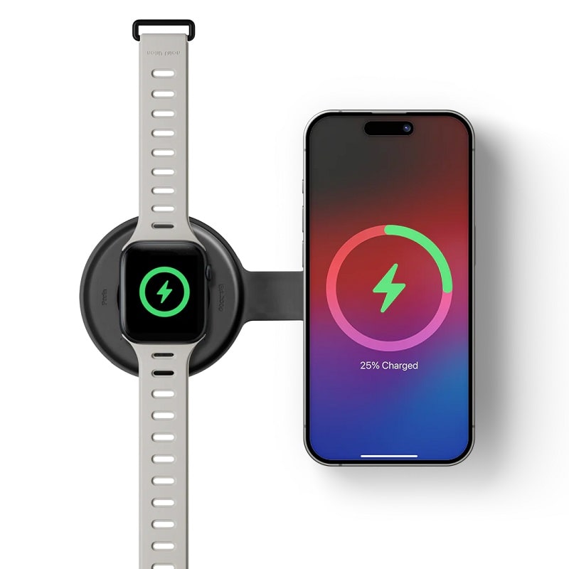 Беспроводное зарядное устройство Native Union Voyage 2-in-1 Qi2 Wireless Charger Black (VOY-2IN1-WL-BLK) - фото 1 Беспроводное зарядное устройство Native Union Voyage 2-in-1 Qi2 Wireless Charger Black (VOY-2IN1-WL-BLK) - фото 1