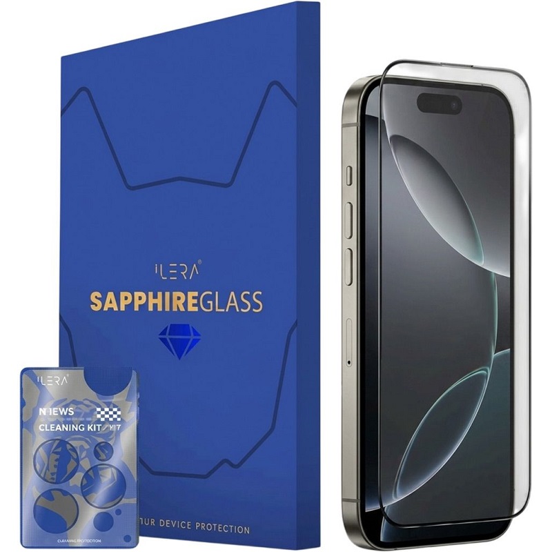 Захисне скло iLera Sapphire Ultra Glass 3.0 for iPhone 18 Pro (iLSPDL18PR)