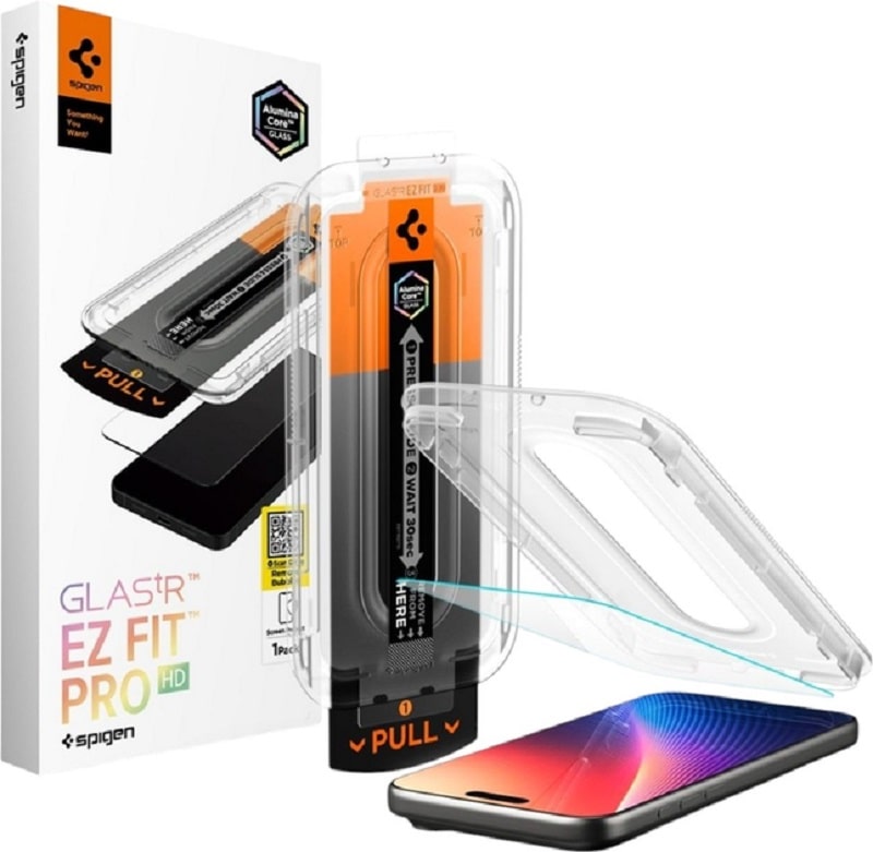 Захисне скло Spigen для iPhone 17 Pro/ 17/ 16 Pro - Ez Fit Pro (1шт) Cleare (AGL10097)