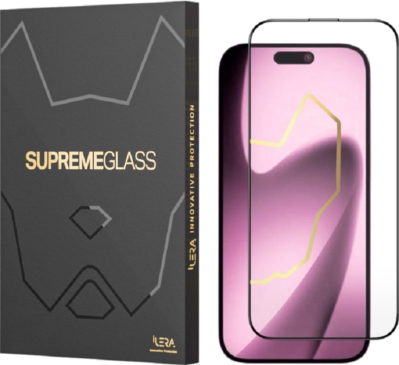 Защитное стекло iLera DeLuxe Original Glass 2.0 for iPhone 17 Pro (iLFCDL17Pr)