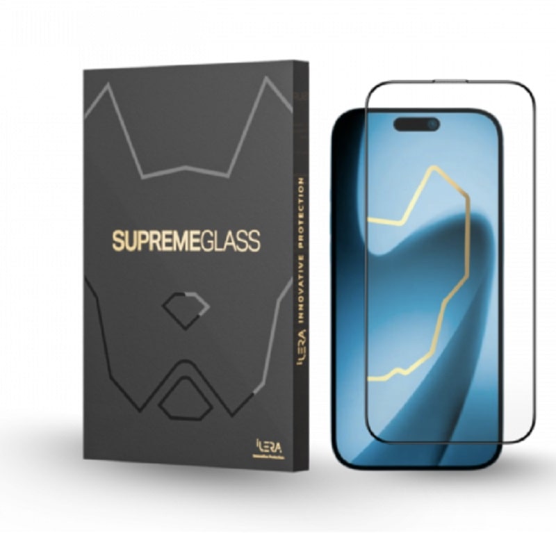 Скло захисне iLera DeLuxe Original Glass 2.0 iPhone 17 Pro Max (ILFCDL17PRMX)