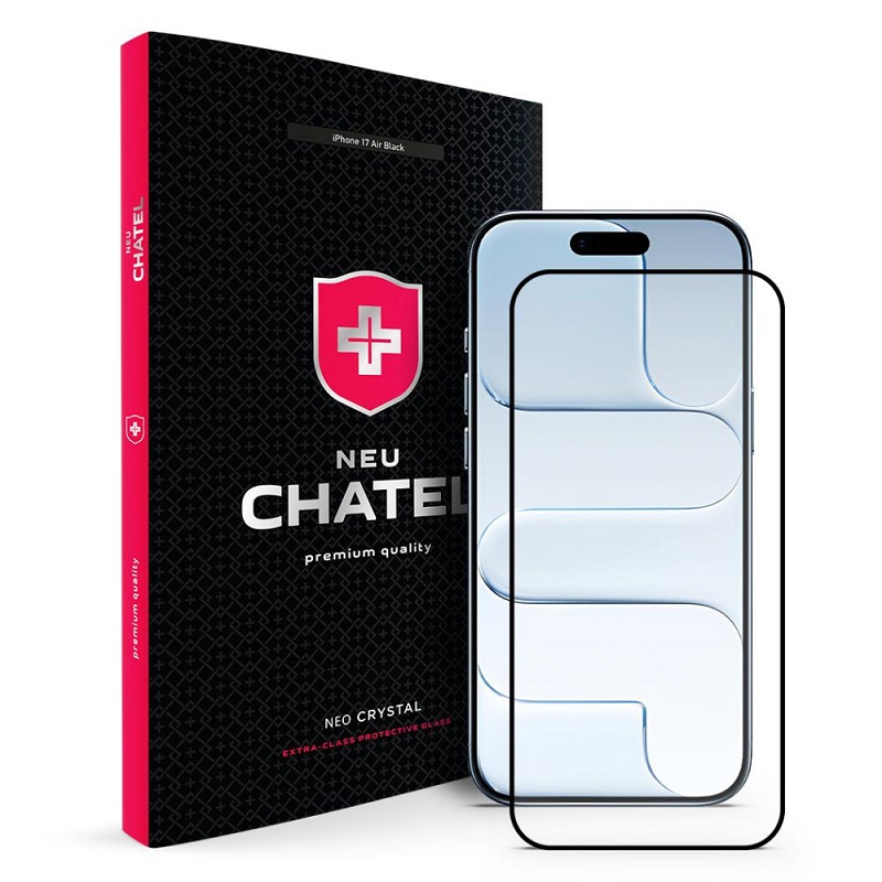 Скло +NEU Chatel Anti Peep Privacy Glass with Mesh for iPhone 17 Air Front Black