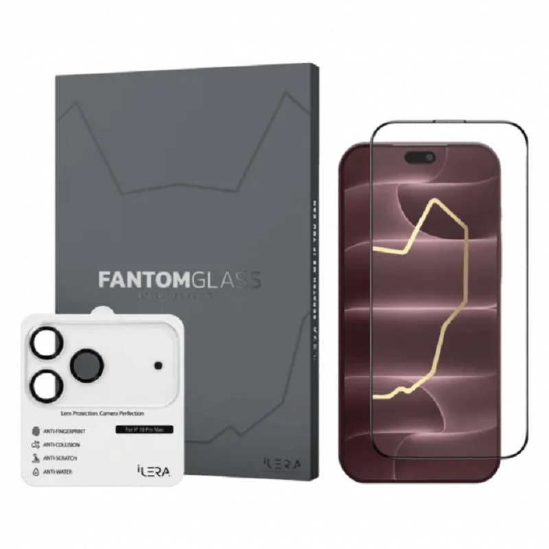 Набір захисного скла iLera Fantom Glass 3.0 for iPhone 18 Pro Max (iLFant18PrM)