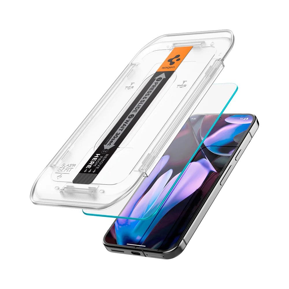 Захисне скло Spigen для Pixel 9 Pro XL - EZ FIT GLAS.tR (2 шт), Clear (AGL08445) - фото 1 Захисне скло Spigen для Pixel 9 Pro XL - EZ FIT GLAS.tR (2 шт), Clear (AGL08445) - фото 1