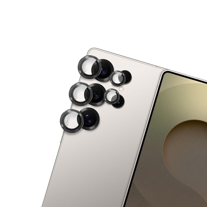 Захисне скло Monblan для камери Samsung S25 Ultra Metal Ring Series (Transparent)