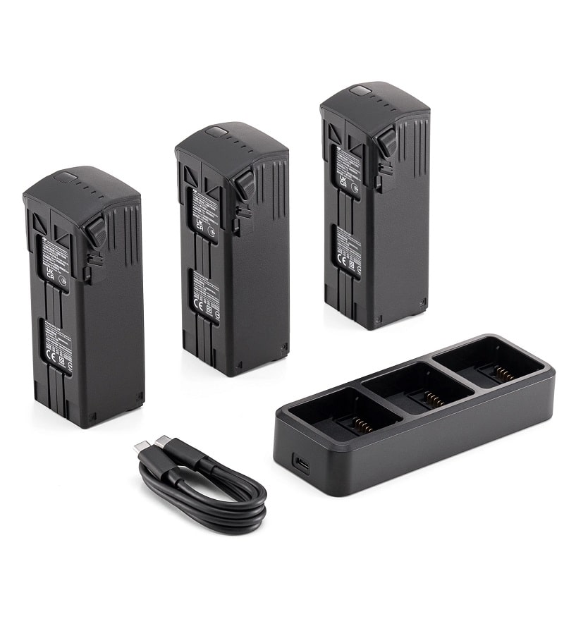 3 аккумулятора и зарядное устройство DJI Mavic 3 Enterprise Series Battery Kit (CP.EN.00000421.01) - фото 1