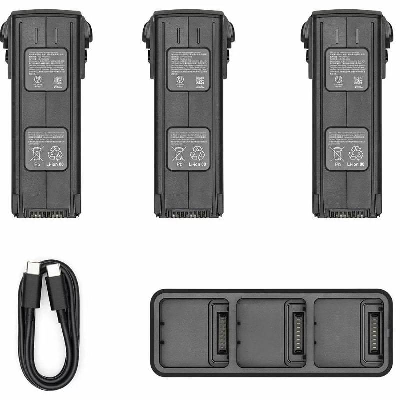 3 аккумулятора и зарядное устройство DJI Mavic 3 Enterprise Series Battery Kit (CP.EN.00000421.01) - фото 2