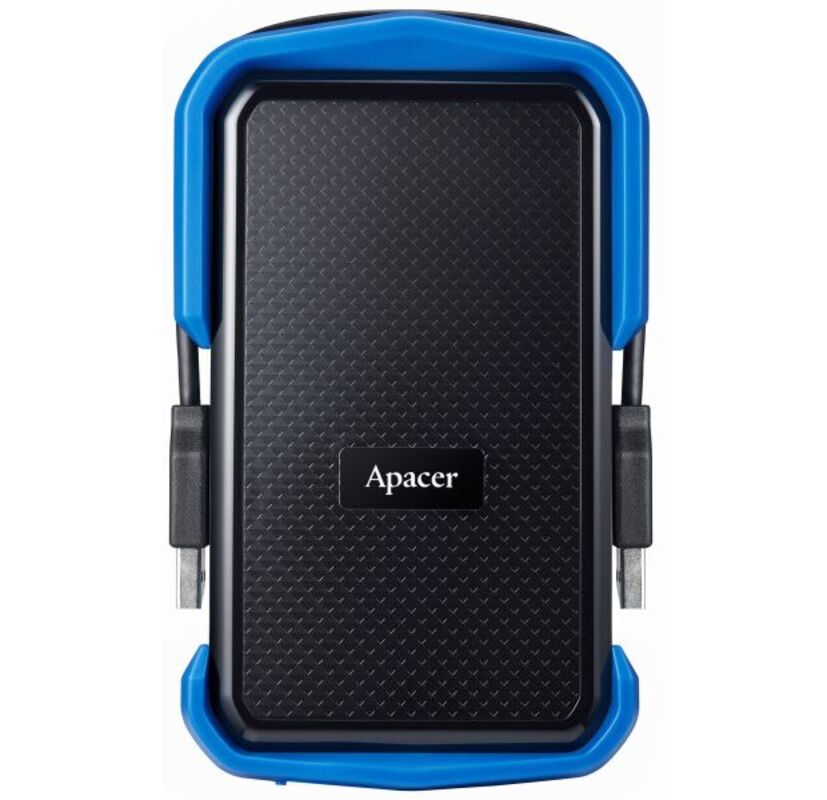 Портативный жесткий диск Apacer 2TB USB 3.1 AC631 IP55 Black/Blue (AP2TBAC631U-1)