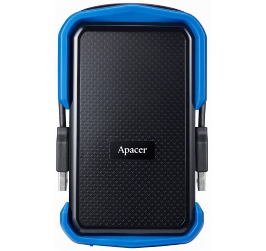 Зовнішній жорсткий диск 2.5" USB 2.0TB Apacer AC631 Black/Blue (AP2TBAC631U-1)