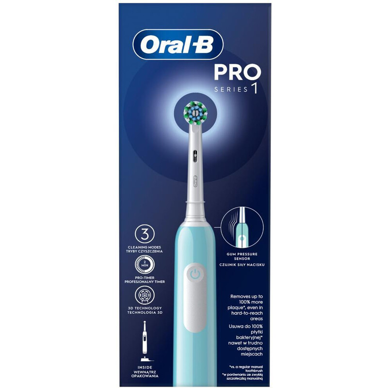 Зубная щетка Braun Oral-B PRO1 D305.513.3 Caribbean Blue - фото 2