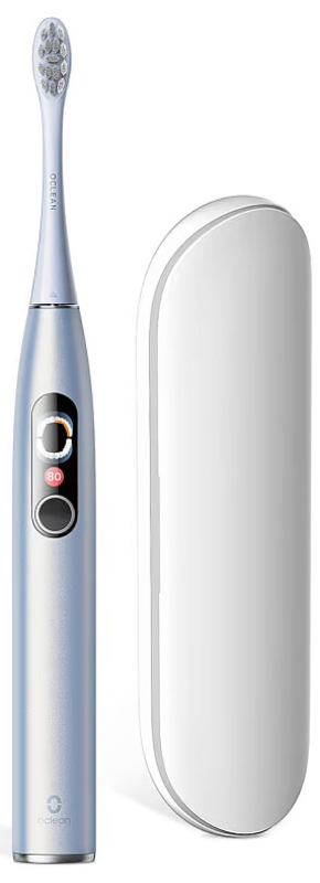 Електрична зубна щітка Oclean X Plus Pro Digital Silver (6970810556179)