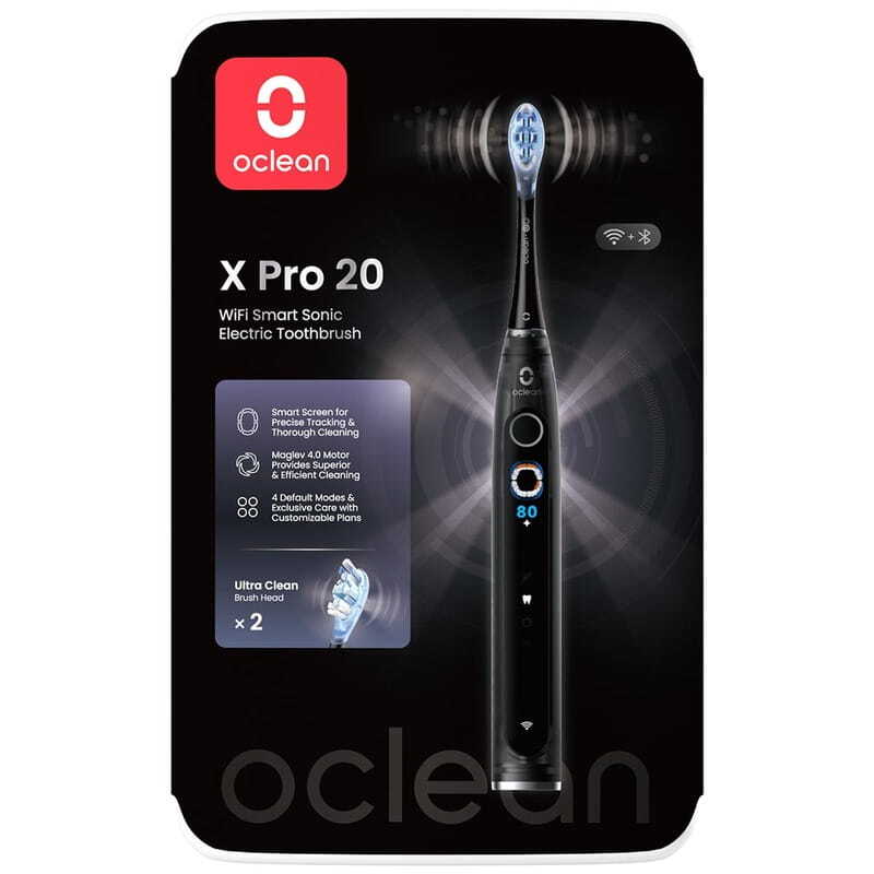 Електрична зубна щітка Oclean X Pro 20 Electric Toothbrush Black (6970810556940) - фото 4 Електрична зубна щітка Oclean X Pro 20 Electric Toothbrush Black (6970810556940) - фото 4