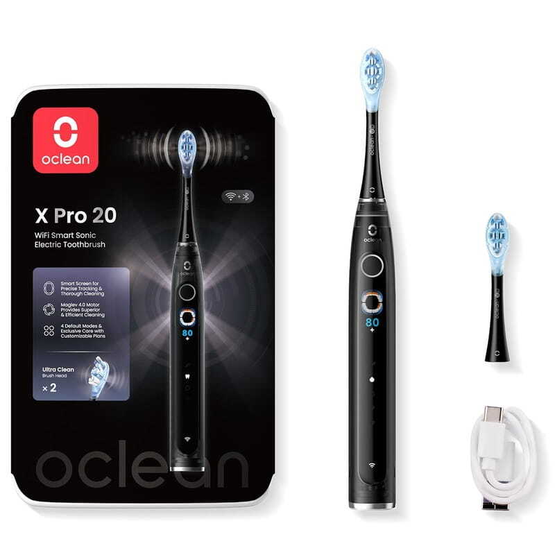 Електрична зубна щітка Oclean X Pro 20 Electric Toothbrush Black (6970810556940)