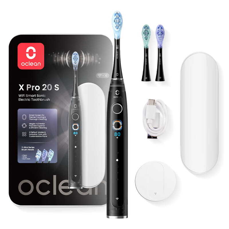 Електрична зубна щітка Oclean X Pro 20 Set Electric Toothbrush Black (6970810556964)