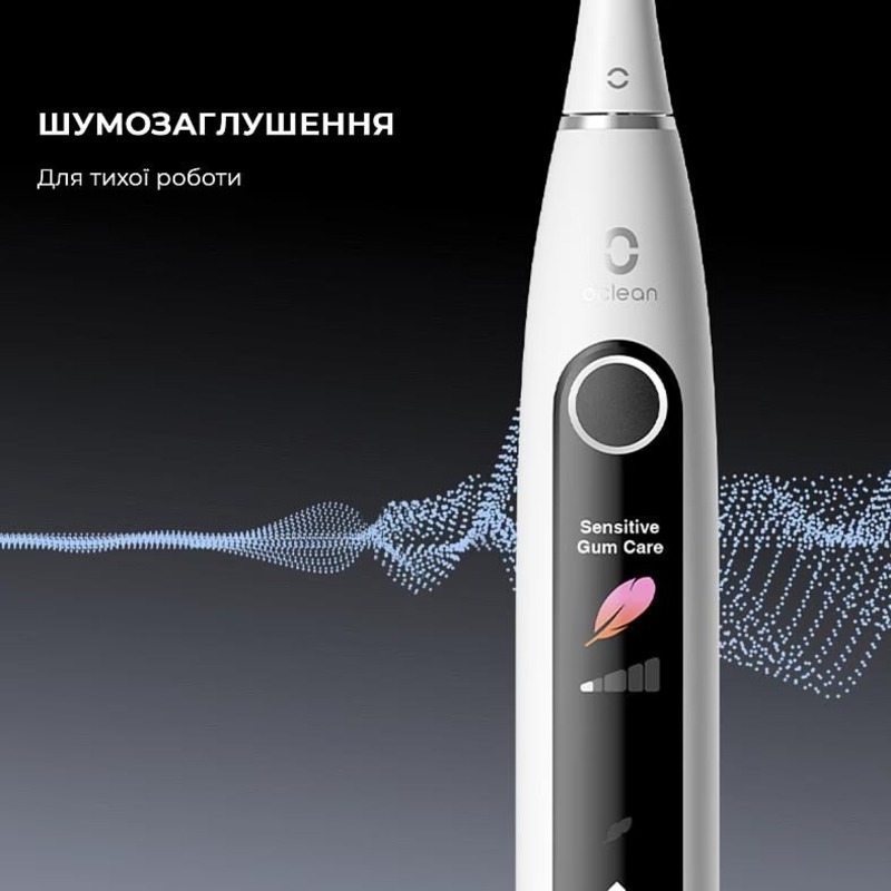 Електрична зубна щітка Oclean X Pro 20 Set Electric Toothbrush White (6970810556971) - фото 4 Електрична зубна щітка Oclean X Pro 20 Set Electric Toothbrush White (6970810556971) - фото 4