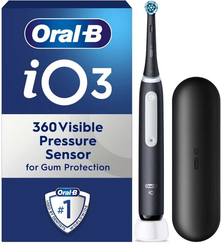 Електрична зубна щітка Oral-B iO Series 3 (iOG3.1B6.2K) Black (8006540731536) Europe - фото 2 Електрична зубна щітка Oral-B iO Series 3 (iOG3.1B6.2K) Black (8006540731536) Europe - фото 2