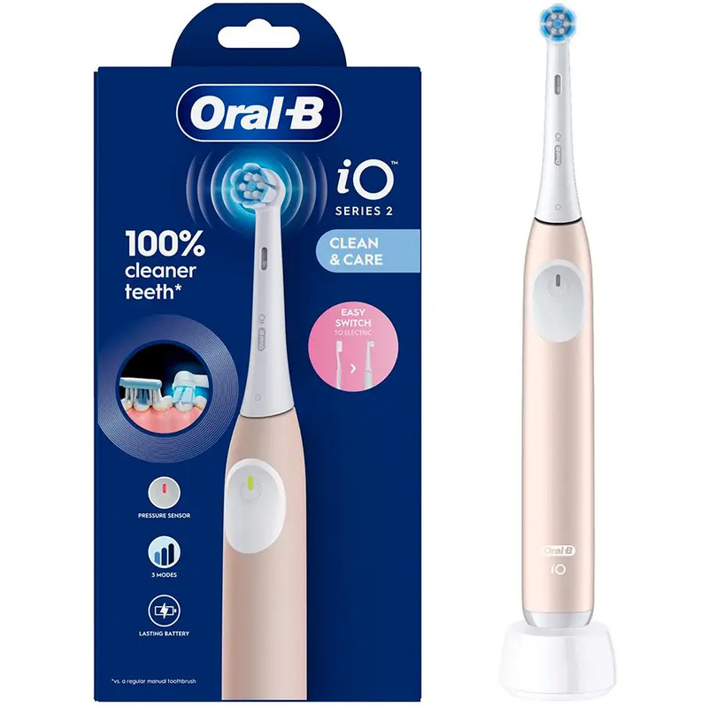 Электрическая зубная щетка Oral-B iO2 Series Calm Pink - фото 1