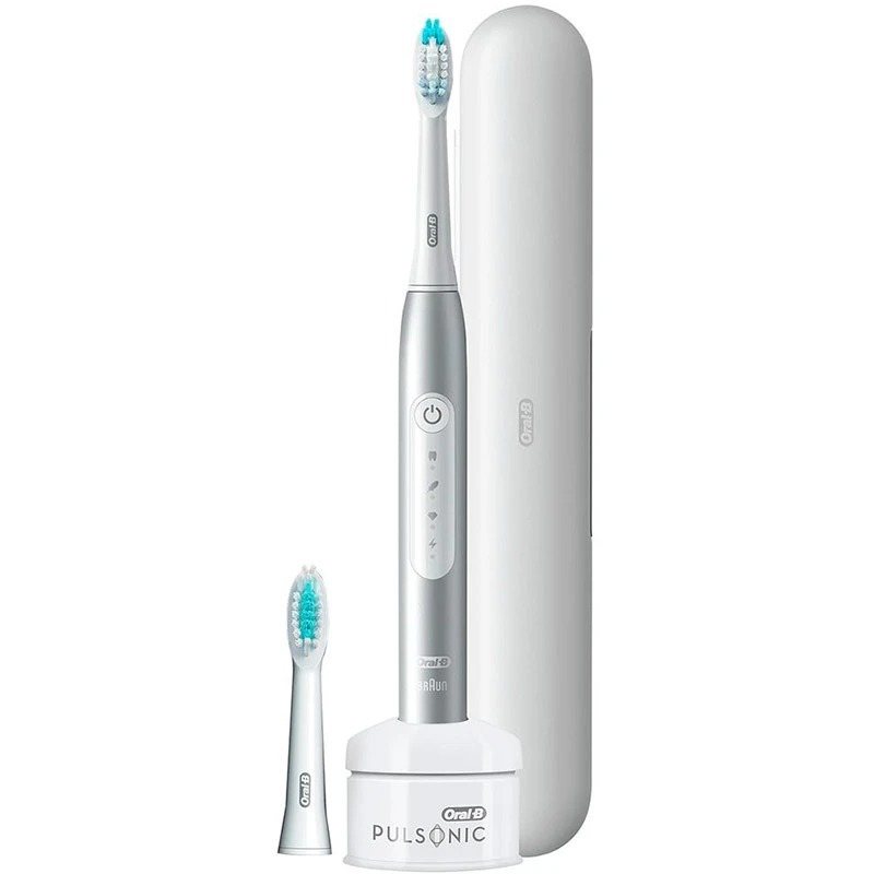 Електрична зубна щітка Oral-B Pulsonic Slim Luxe 4500 (S411.526.3X) Reise-Edition Platinum (4190998611) Europe