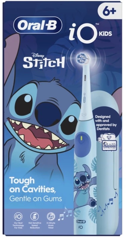 Електрична зубна щітка Oral-B iO Kids «Disney Стіч» (8700216932479) - фото 2 Електрична зубна щітка Oral-B iO Kids «Disney Стіч» (8700216932479) - фото 2