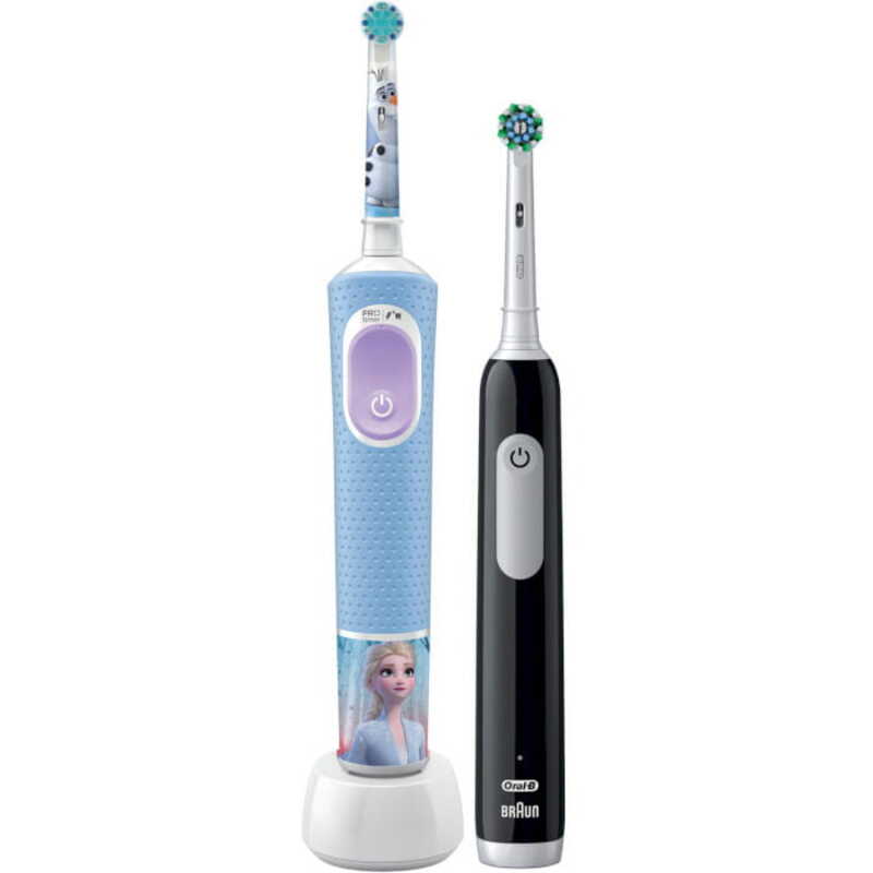 Набор электрических зубных щеток Oral-B Pro Series 1 D305.513.3 + Pro Kids D103.413.2K Frozen (Family Edition) Europe