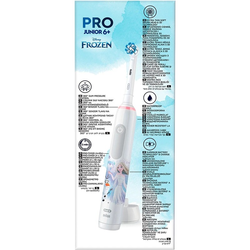 Електрична зубна щітка Oral-B D505.513.Z3K Frozen тип 3772 (6+) Europe - фото 3 Електрична зубна щітка Oral-B D505.513.Z3K Frozen тип 3772 (6+) Europe - фото 3