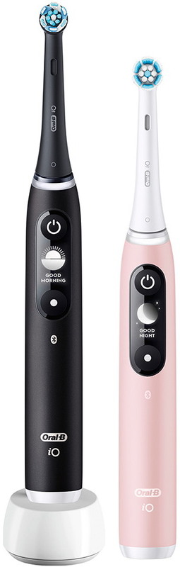 Електрична зубна щітка Oral-B iO Series 6 Duo Black Lava/Pink Sand (iOM6d.3JE6) Europe