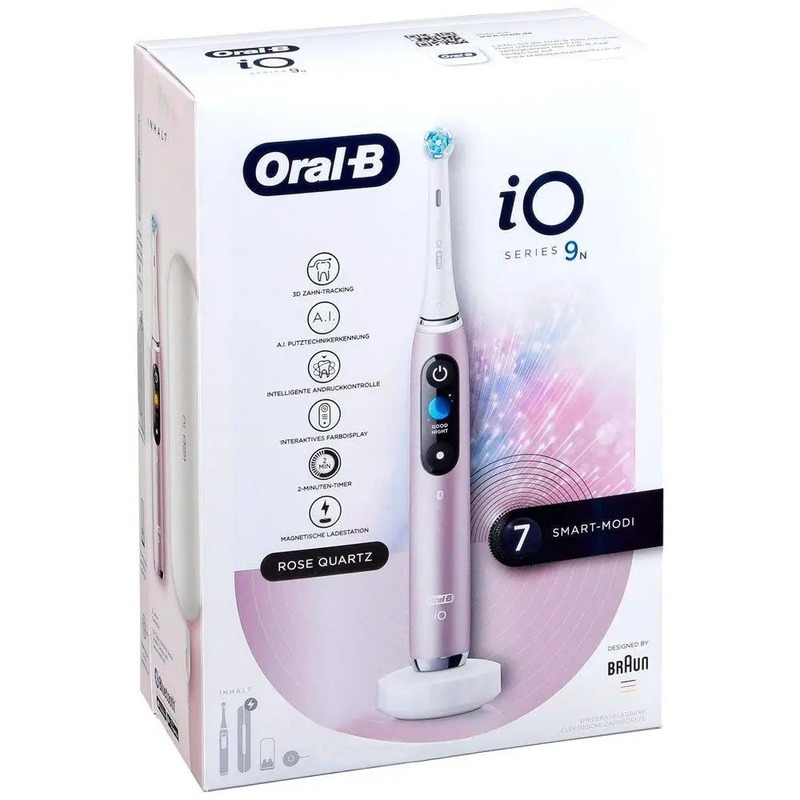 Электрическая зубная щетка Oral-B iO Series 9N Rose Quartz (iOM9.2i1.1AD) - фото 4
