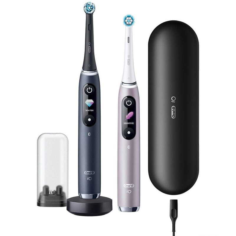 Набор электрических зубных щеток Oral-B iO Series 9 Duo Black Onyx/Rose Quartz iOM9d.2J2.2AD Europe