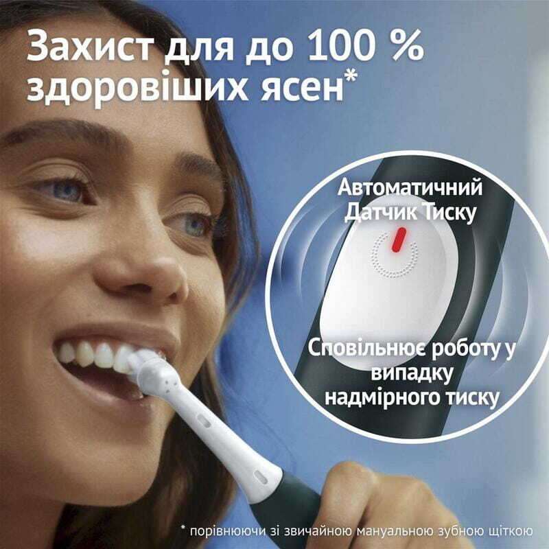 Набір електричних зубних щіток Oral-B iO Series 2 DUO Night Black + Forest Green iOS2d.2ZZ9.0 Europe - фото 4 Набір електричних зубних щіток Oral-B iO Series 2 DUO Night Black + Forest Green iOS2d.2ZZ9.0 Europe - фото 4