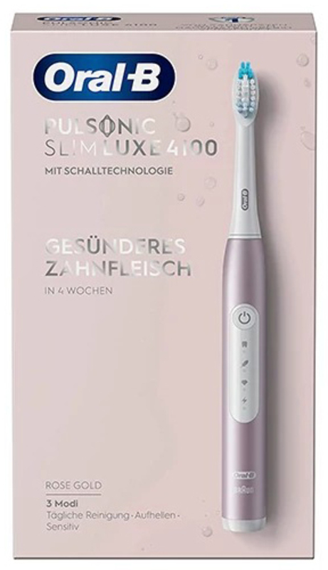 Електрична зубна щітка Oral-B Pulsonic Slim Luxe 4100 Rose Gold (S411.526.3 / 4210201305569) - фото 3