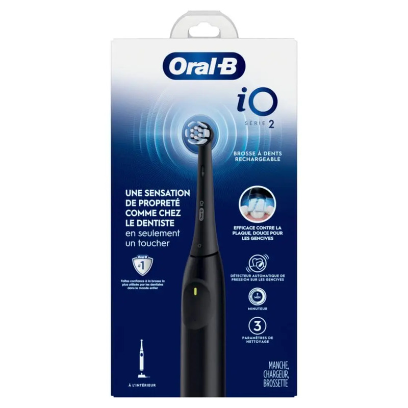 Электрическая зубная щетка Braun Oral-B iO Series 2 iOS2.1C9.0 Black - фото 1