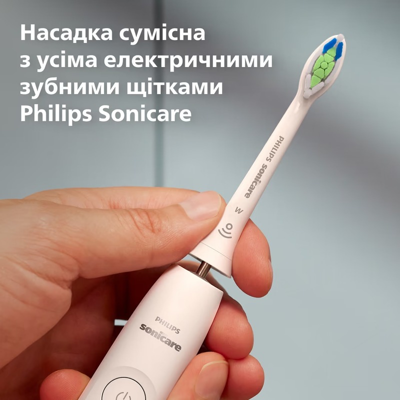 Насадка для электрической зубной щетки Philips Sonicare W2 Optimal White HX6068/87 Europe - фото 4