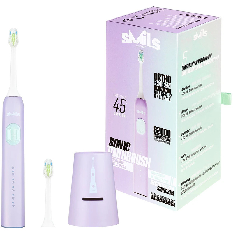 Электрическая зубная щетка VITAMMY Smils Jelly (TOW017083) Europe - фото 2