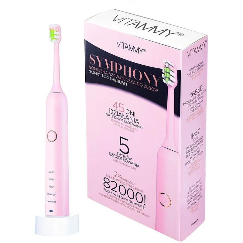 Электрическая зубная щетка VITAMMY Symphony Rose Gold (TOW017502) Europe - фото 1